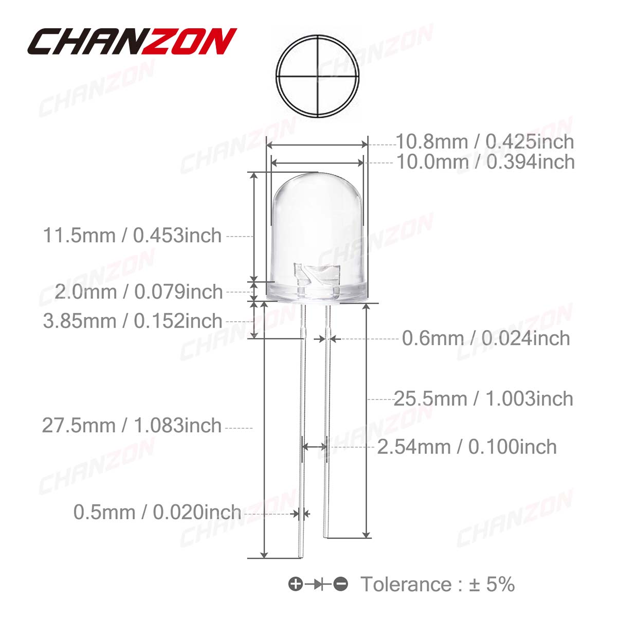 10pcs 10mm IR LED Emitting Dio - Hobby Is Science ulasan dan harga